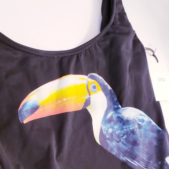 NEW Anthro ONIA | Toucan Placement High Cut Leg - Picture 4 of 8